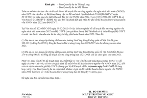 Công văn 1535/BGTVT-KHĐT 2022 rà soát mức vốn đầu tư đề xuất so với số kế hoạch còn lại