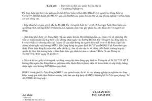 Công văn 651/BHXH-CĐBHXH 2022 chế độ bảo hiểm người lao động điều trị Covid19 Bảo hiểm Hà Nội