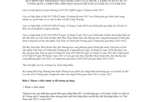 Thông tư 06/2022/TT-BCT nhập khẩu gạo xuất xứ từ Campuchia theo hạn ngạch thuế quan