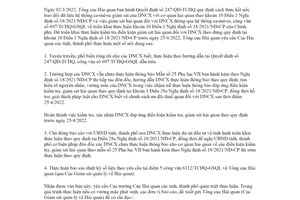 Công văn 730/TCHQ-GSQL 2022 thực hiện Điều 28a Nghị định 18/2021/NĐ-CP