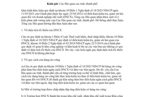 Công văn 697/TCHQ-GSQL 2022 thực hiện Nghị định 18/2021/NĐ-CP