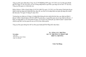 Công văn 830/TCHQ-PC 2022 xử lý lô hàng nhập khẩu là quà biếu xin tái xuất