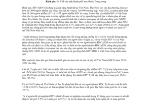 Công văn 152/AIDS-DP 2022 hướng dẫn thực hiện truyền thông phòng chống HIV AIDS