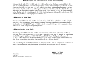 Công văn 1311/BNV-TH 2022 hướng dẫn tiêu chí 18.1 thuộc Bộ tiêu chí về xã nông thôn mới