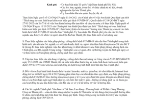 Công văn 1011/UBND-KGVX 2022 điều chỉnh Thích ứng an toàn COVID19 tình hình mới Hà Nội