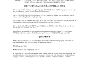 Quyết định 557/QĐ-UBND 2022 Kế hoạch phát triển nông nghiệp hữu cơ Lâm Đồng