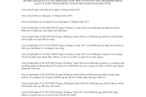 Thông tư 23/2022/TT-BTC quản lý tài chính nguồn viện trợ không hoàn lại của nước ngoài