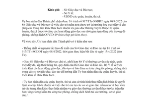 Công văn 1052/UBND-KGVX 2022 cho trẻ mầm non trở lại trường học trực tiếp Hà Nội