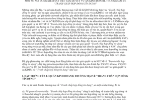 Hướng dẫn 25/HD-VKSTC 2022 kiểm sát vụ án kinh doanh Tranh chấp hợp đồng tín dụng