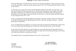 Công văn 1488/BNV-VP 2022 triển khai Nghị quyết 48/NQ-CP bảo đảm giao thông