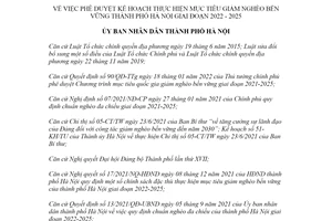 Quyết định 1362/QĐ-UBND 2022 Kế hoạch giảm nghèo bền vững Hà Nội 2022 2025