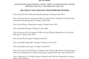 Quyết định 1337/QĐ-UBND 2022 Kế hoạch Phòng chống thiên tai Hồ Chí Minh đến 2025