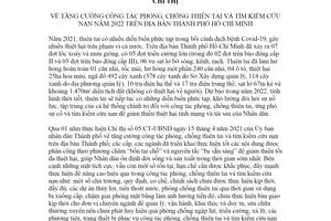 Chỉ thị 07/CT-UBND 2022 công tác phòng chống thiên tai và tìm kiếm cứu nạn Hồ Chí Minh