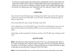 Nghị quyết 61/NQ-CP 2022 ký Công hàm Nhật Bản Dự án Phòng chống thiên tai sử dụng vệ tinh