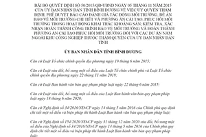 Quyết định 12/2022/QĐ-UBND bãi bỏ Quyết định 50/2015/QĐ-UBND  Bình Dương